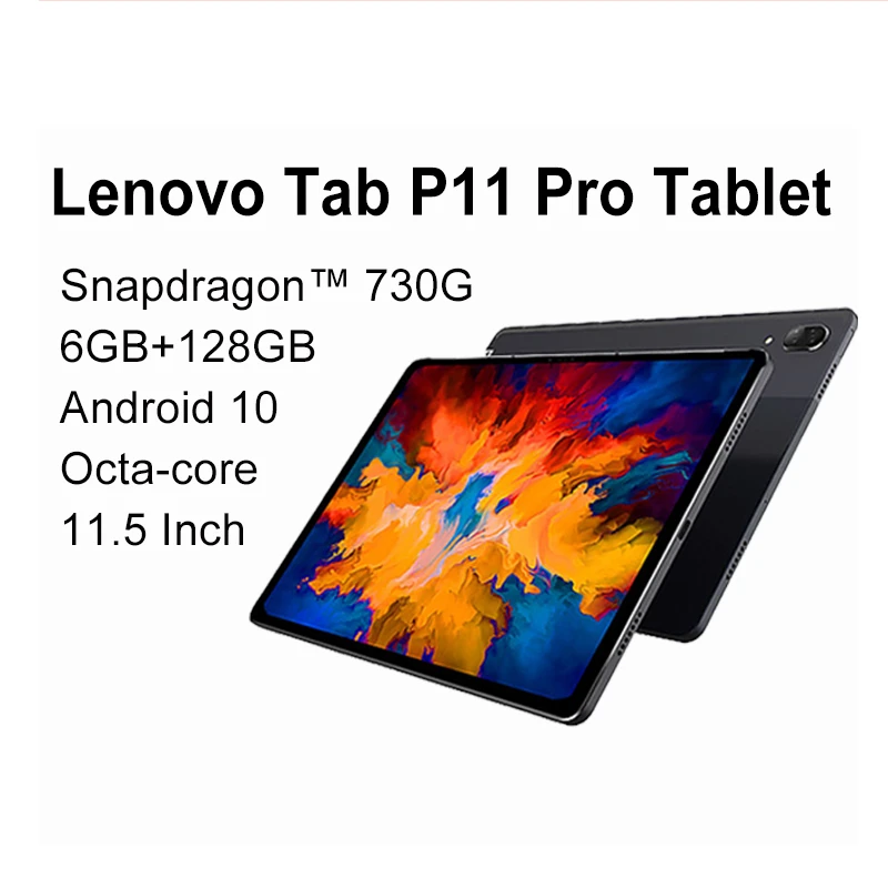 

Lenovo Tab P11 Pro 6GB 128GB 11.5 Inch Snapdragon Octa Core 2.5K OLED Screen Tablet Android 10 Global Firmware XiaoXin Pad Pro