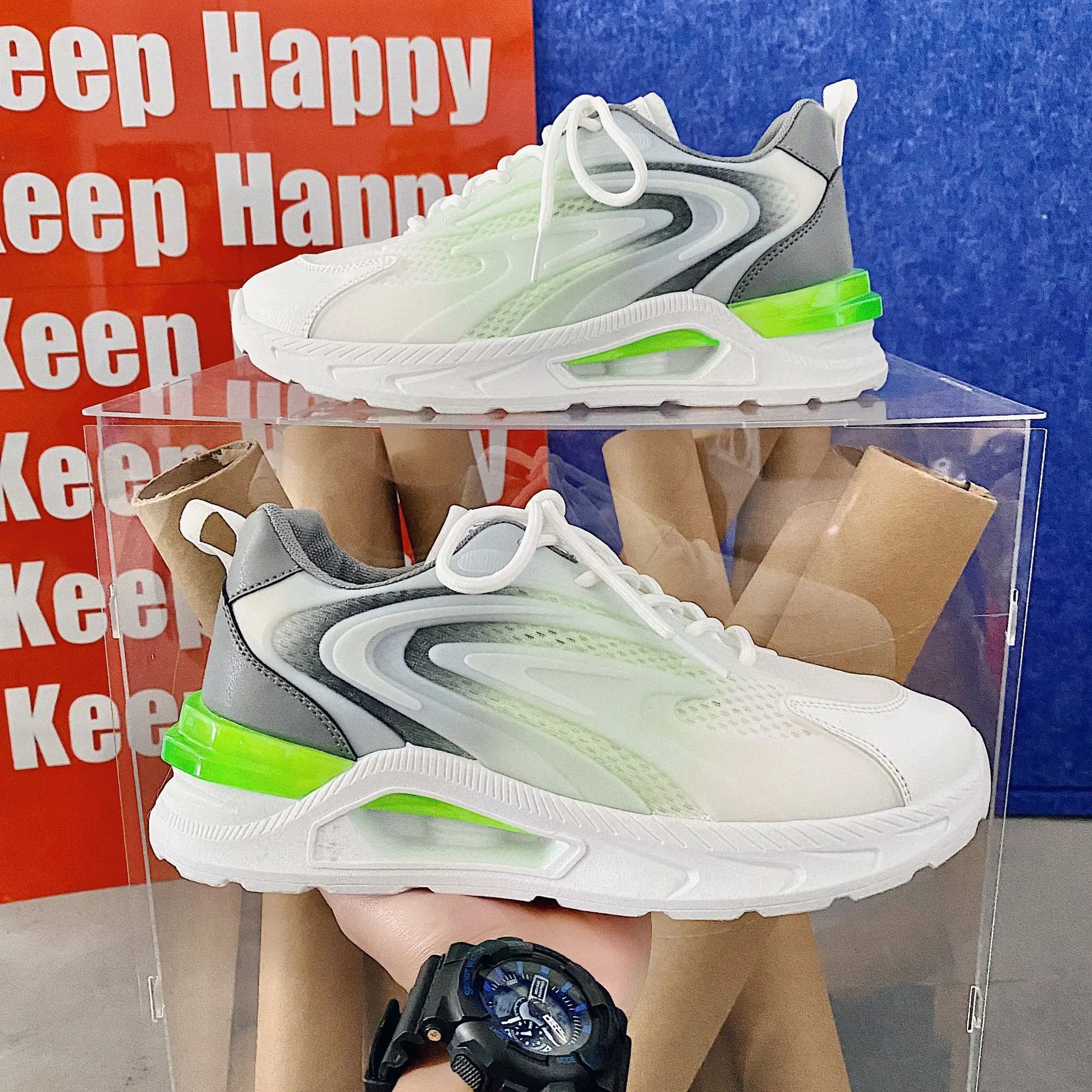 New Fashion Men Sneakers Thick Bottom Men Casual Shoes Trend Outdoor Platform Shoes Light Breathable Sport Running Shoes Men
New Fashion Men Sneakers Thick Bottom Men Casual Shoes Trend Outdoor Platform Shoes Light Breathable Sport Running Shoes Men