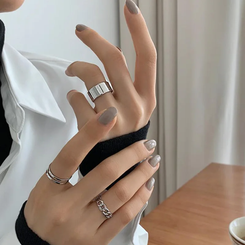 3pcs/set Gold Silver Gothic Style Opening Rings For Woman Fashion Korean Jewelry European and American Wedding Party Sexy Ring
3pcs/set Gold Silver Gothic Style Opening Rings For Woman Fashion Korean Jewelry European and American Wedding Party Sexy Ring