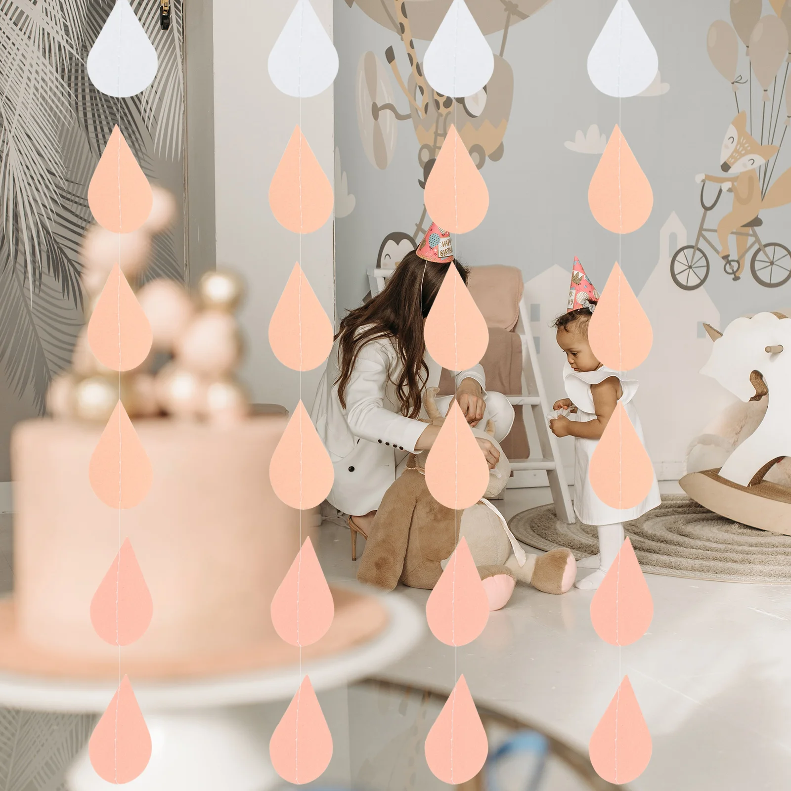 4 Strings Wedding Garland Raindrop Latte Ornament Baby Shower Bunting Banner Birthday Party Paper Pendant
4 Strings Wedding Garland Raindrop Latte Ornament Baby Shower Bunting Banner Birthday Party Paper Pendant