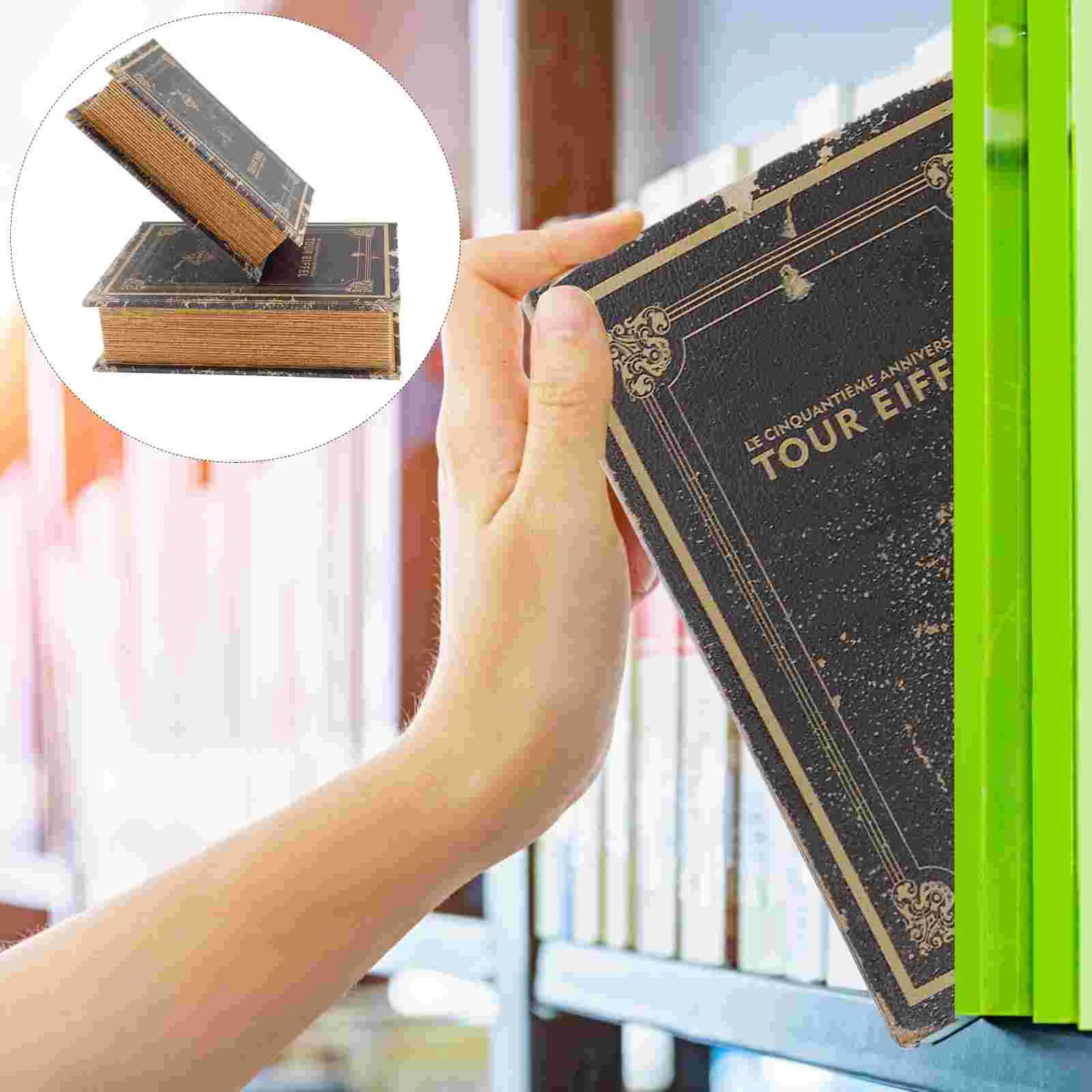 Book Decorative Books Box Faux Storage Fake Bookshelf Decor Boxes Table Vintage Hardcover False Coffee Model Decoration Desktop
Book Decorative Books Box Faux Storage Fake Bookshelf Decor Boxes Table Vintage Hardcover False Coffee Model Decoration Desktop