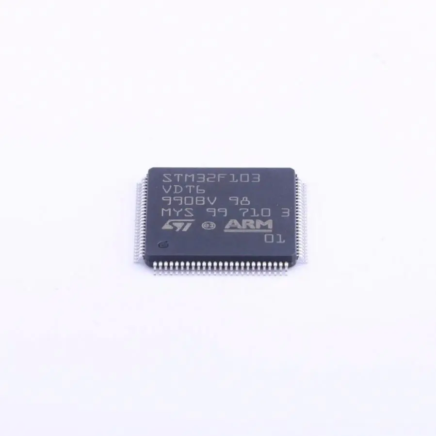 MCU 32-bit STM32F ARM Cortex M3 RISC 384KB Flash 2.5V/3.3V 100-Pin LQFP Tray - Trays STM32F103VDT6
MCU 32-bit STM32F ARM Cortex M3 RISC 384KB Flash 2.5V/3.3V 100-Pin LQFP Tray - Trays STM32F103VDT6