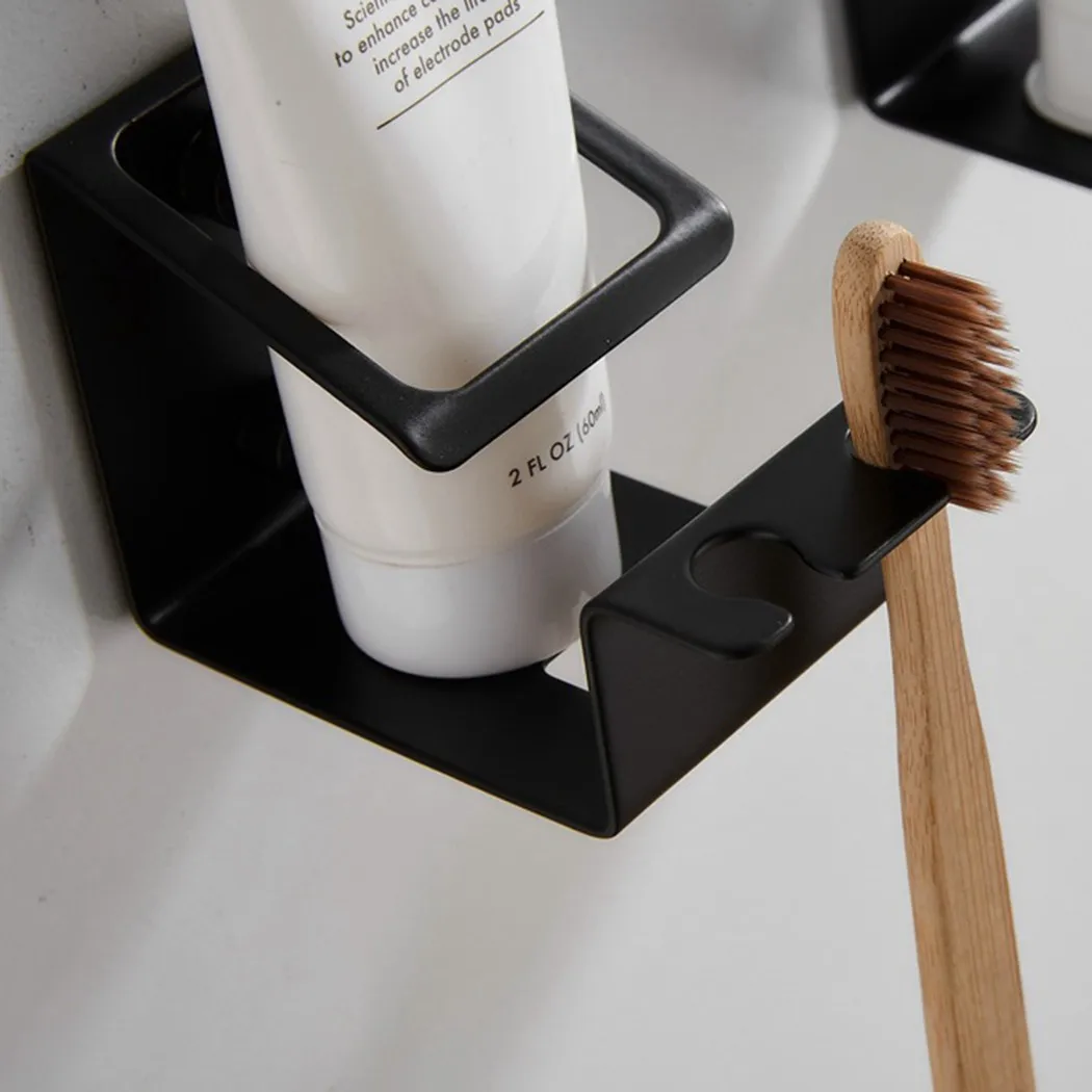 Self adhesive Toothbrush and Toothpaste Wall Mounted Rack with Stainless Steel Construction for Bathroom Organization
Self adhesive Toothbrush and Toothpaste Wall Mounted Rack with Stainless Steel Construction for Bathroom Organization