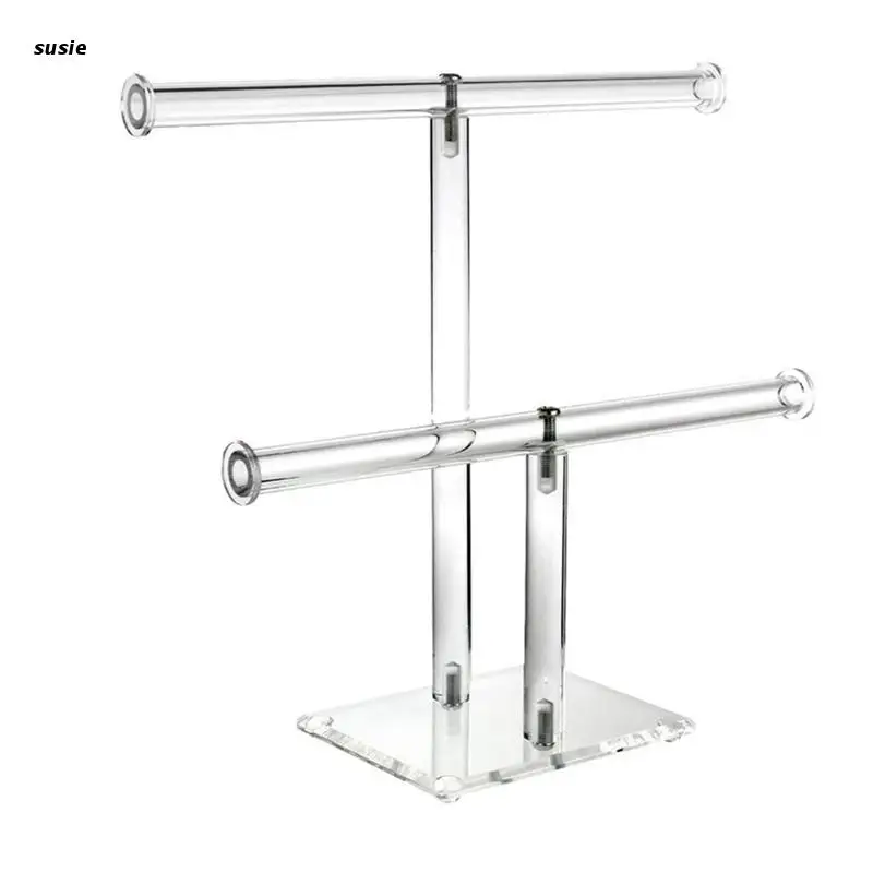 X7YA Acrylic Clear Base Jewelry Case 2-Tier T-bar Display Bracelet Display Holder
X7YA Acrylic Clear Base Jewelry Case 2-Tier T-bar Display Bracelet Display Holder