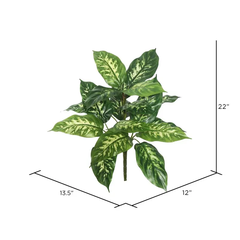 Artificial Green Dieffenbachia Plant 2 Pack - Faux Indoor Plant Spray - Greenery For Home Or Office Decor - Maintenance Free
Artificial Green Dieffenbachia Plant 2 Pack - Faux Indoor Plant Spray - Greenery For Home Or Office Decor - Maintenance Free