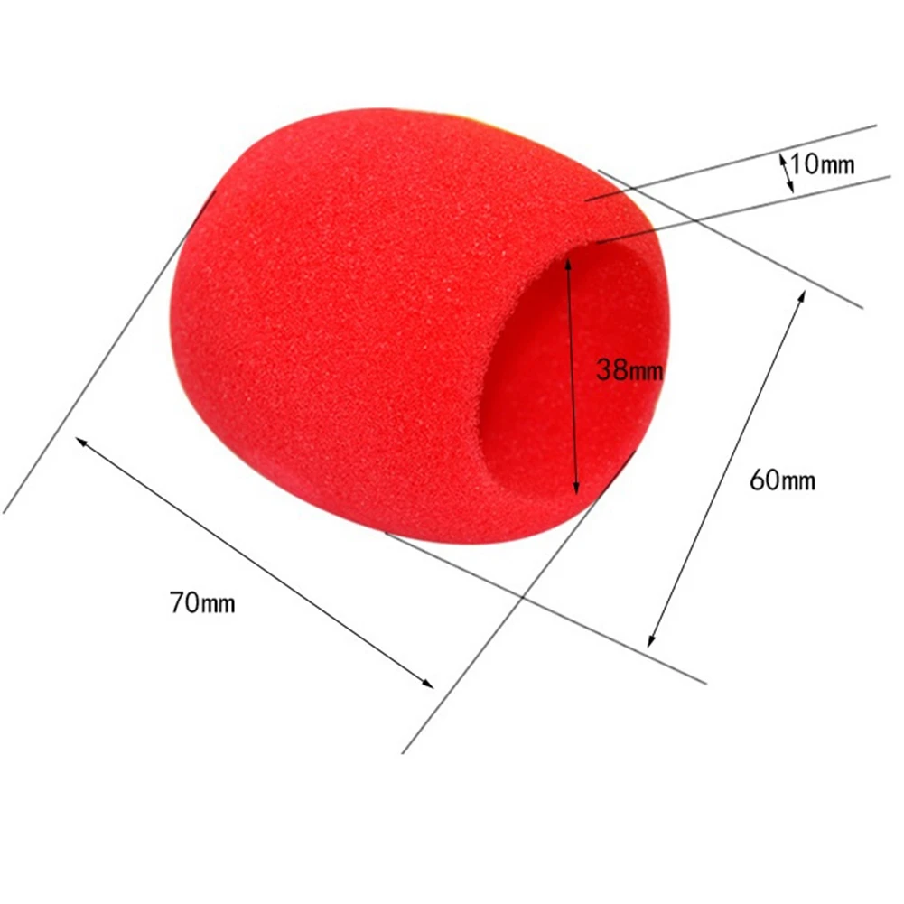 5 Pcs Solid Color Non-Disposable Microphone Dust Cover Thickened Blowout for KTV | Электроника
