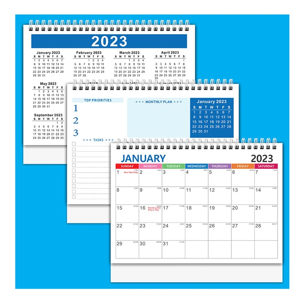 2PCS Desk Calendar Standing Flip Calendar, 12 Months Desktop Calendar, Stand Up Calendar, with Blank Blocks F
2PCS Desk Calendar Standing Flip Calendar, 12 Months Desktop Calendar, Stand Up Calendar, with Blank Blocks F