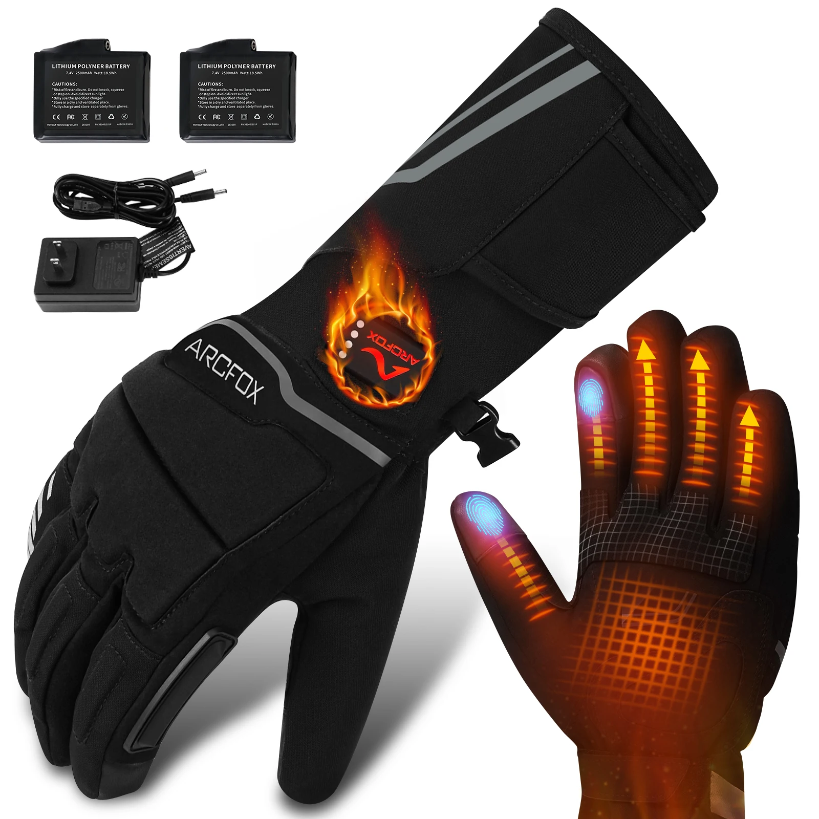 Winter Motorcycle Gloves Autumn Battery Powered Warm Skiing Touch Screen Waterproof Gloves Rechargeable 3-speed Accessories
Winter Motorcycle Gloves Autumn Battery Powered Warm Skiing Touch Screen Waterproof Gloves Rechargeable 3-speed Accessories