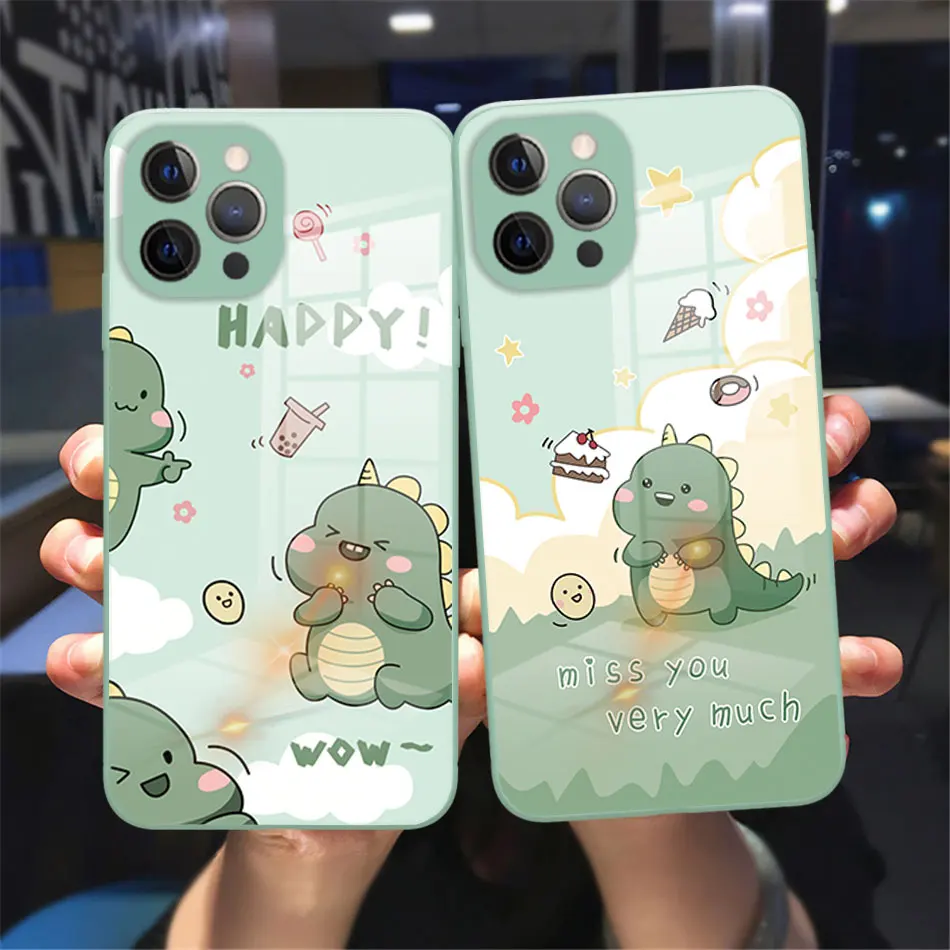 Catoon cute dinosaur couple Phone Cover For iPhone 11 12 13 14 Pro Max X XR XS Max 7 8 14 Plus 13Mini Tempered Glass bumper Case
Catoon cute dinosaur couple Phone Cover For iPhone 11 12 13 14 Pro Max X XR XS Max 7 8 14 Plus 13Mini Tempered Glass bumper Case