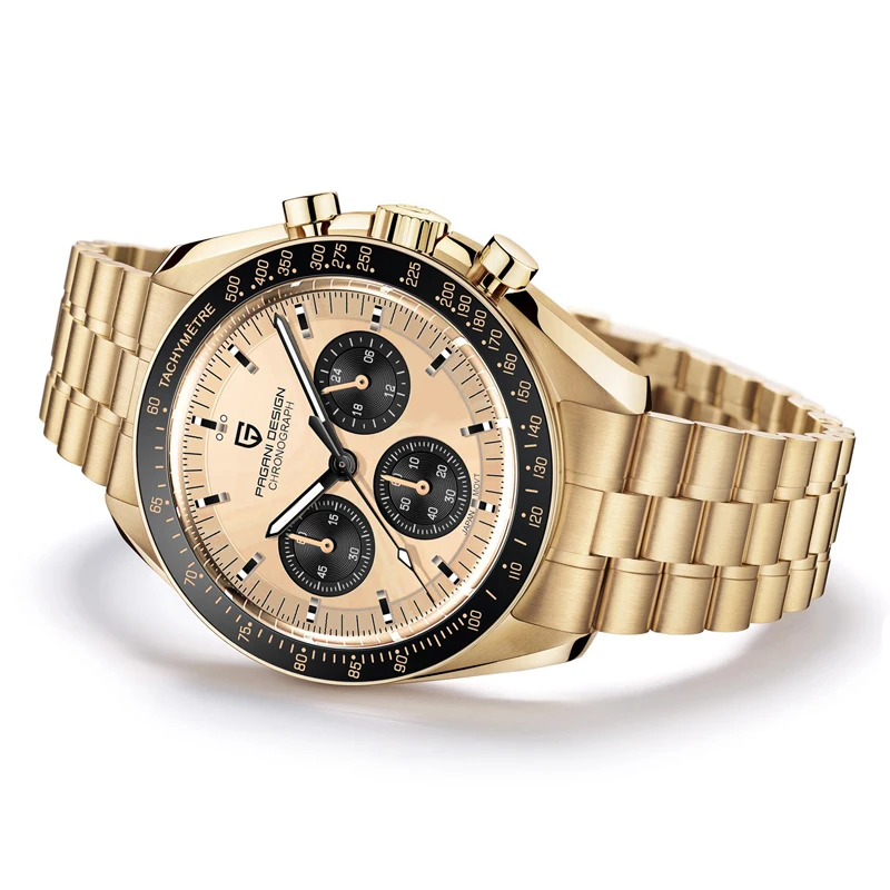 PAGANI дизайнерские новые V3 мужские часы с хронографом Роскошные Кварцевые для