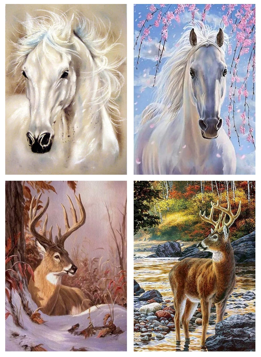 5D Diamond Painting Deer and Horse Full Square Round Diamond Art for Adults and Kids Embroidery Diamond Mosaic Home Decor
5D Diamond Painting Deer and Horse Full Square Round Diamond Art for Adults and Kids Embroidery Diamond Mosaic Home Decor