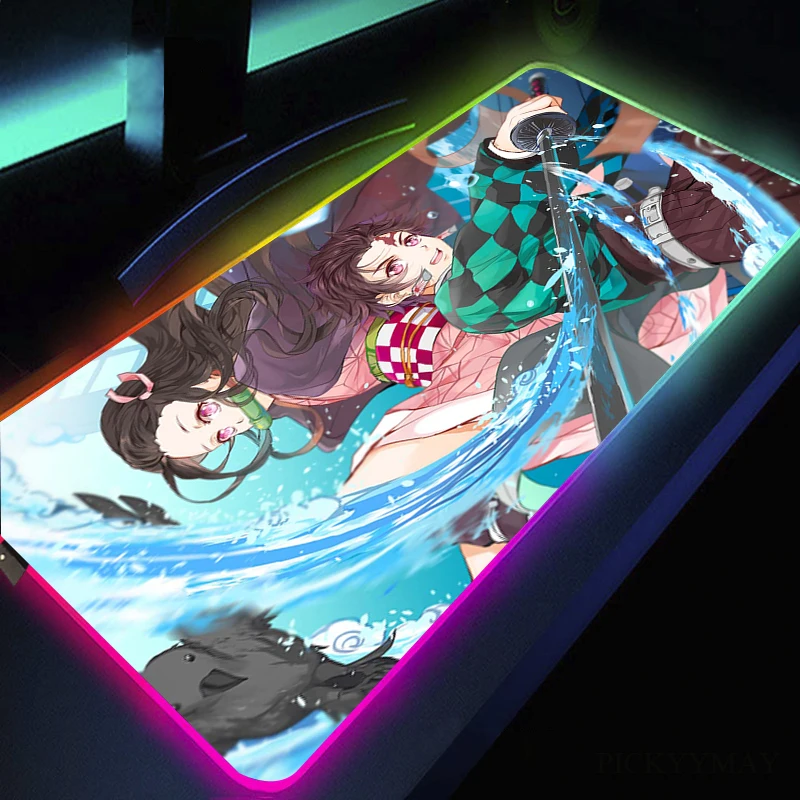 Anime Demon Slayer Mousepad Gaming Large RGB Mouse Pad Big LED Mouse Pad Gamer Mat Computer Desk Pad Keyboard Mousepad Desk Mat
Anime Demon Slayer Mousepad Gaming Large RGB Mouse Pad Big LED Mouse Pad Gamer Mat Computer Desk Pad Keyboard Mousepad Desk Mat