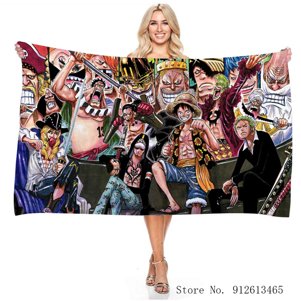 Japan Anime Monkey D. Luffy Bath Towels For Adults Children's Kids One Piece Microfiber Beach Towels Quick-drying Sports Towels
Japan Anime Monkey D. Luffy Bath Towels For Adults Children's Kids One Piece Microfiber Beach Towels Quick-drying Sports Towels