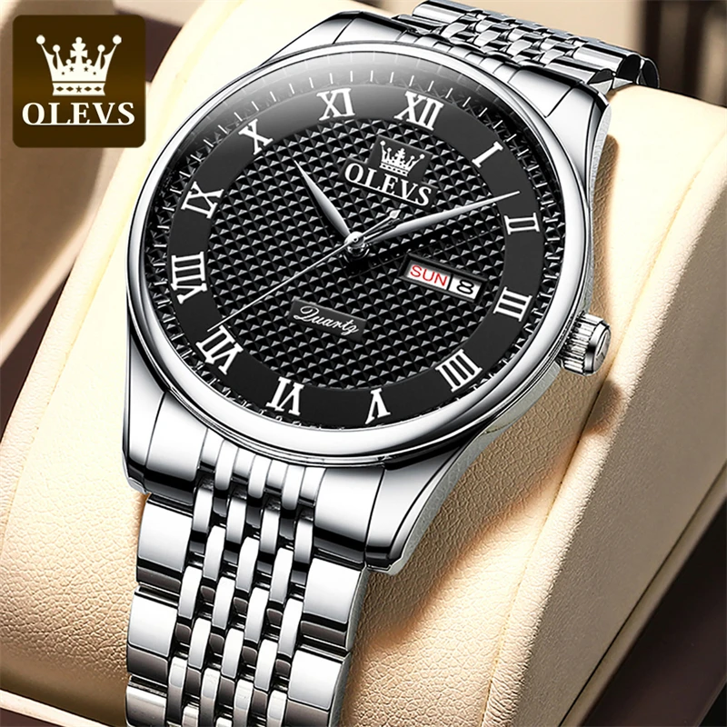 OLEVS 5562 Fashion Business Sports Male Watches Chronograph Calendar Waterproof Stainless Steel Quartz Men's Watch Reloj Hombre
OLEVS 5562 Fashion Business Sports Male Watches Chronograph Calendar Waterproof Stainless Steel Quartz Men's Watch Reloj Hombre
