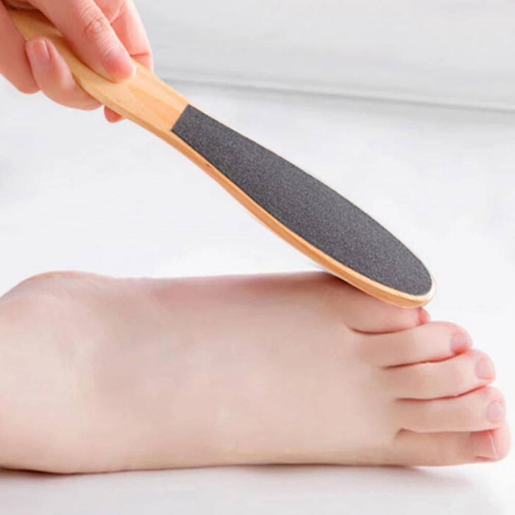 1pc Double Side Foot File Foot Rasp Pedicure Tool Feet Dead Skin Callus Remover Wooden Handle Foot Scrubber Sandpaper Foot Care
1pc Double Side Foot File Foot Rasp Pedicure Tool Feet Dead Skin Callus Remover Wooden Handle Foot Scrubber Sandpaper Foot Care