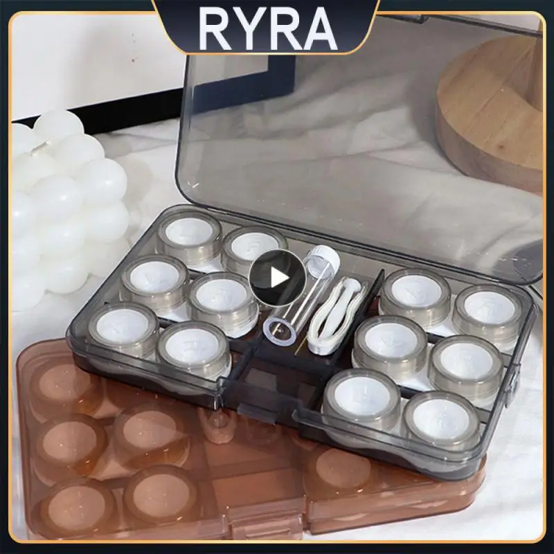 Convenient Clear Eyewear Container Portable With Stick Contact Lens Storage Box Soak Contact Lens Case Mini Beautiful Pupil Box
Convenient Clear Eyewear Container Portable With Stick Contact Lens Storage Box Soak Contact Lens Case Mini Beautiful Pupil Box
