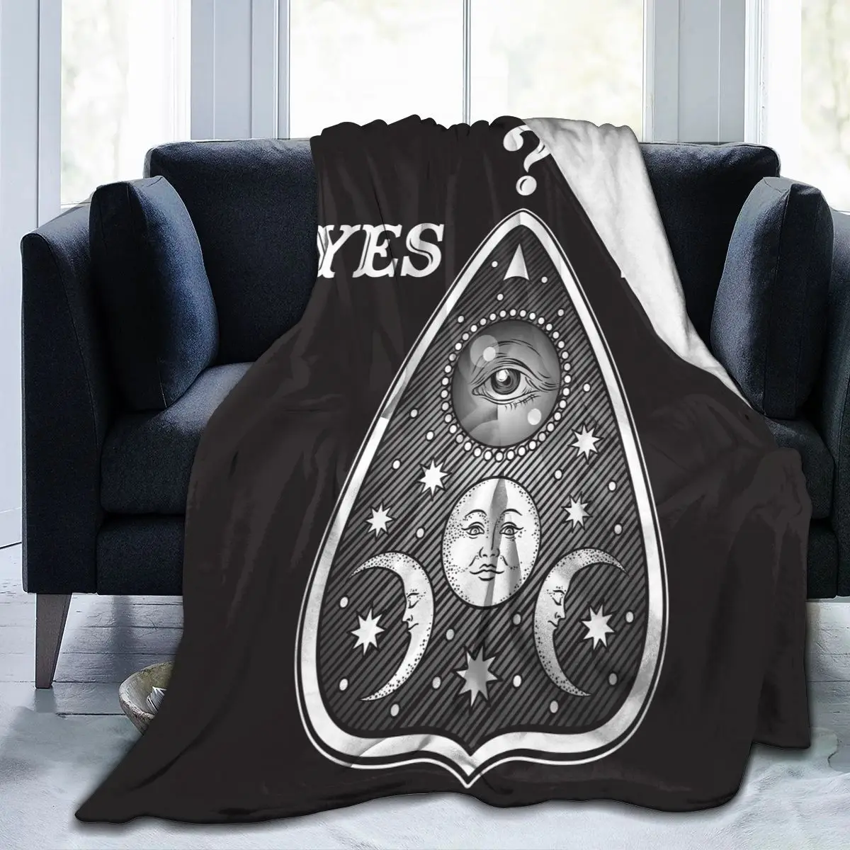 Soft Warm Fleece Blanket Ouija Board Mystifying Winter Sofa Throw 3 Size Light Thin Mechanical Wash Flannel Blanket
Soft Warm Fleece Blanket Ouija Board Mystifying Winter Sofa Throw 3 Size Light Thin Mechanical Wash Flannel Blanket