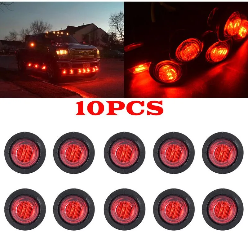 Car Lights Truck Round Trailer Mini Red LED Button Side Waterproof Super Bright High Quality Brand New Universal
Car Lights Truck Round Trailer Mini Red LED Button Side Waterproof Super Bright High Quality Brand New Universal