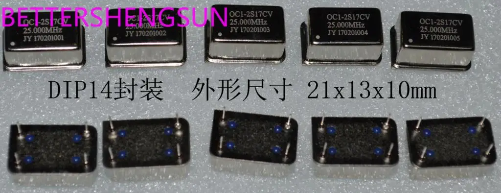 Кварцевый генератор постоянной температуры, кварцевый генератор 25 МГц Dip14, низкий уровень шума, низкое энергопотребление, высокая стабильн...
Кварцевый генератор постоянной температуры, кварцевый генератор 25 МГц Dip14, низкий уровень шума, низкое энергопотребление, высокая стабильн...