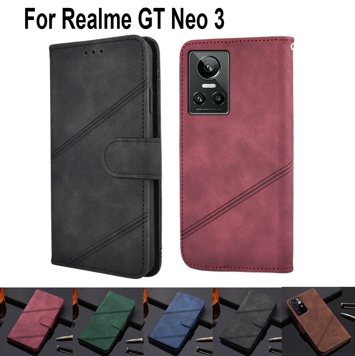 Vintage Flip Leather Phone Case For OPPO Realme GT Neo 3 Luxury Leather Wallet Stand Cover Phone For Realme GT Neo 3 Coque
Vintage Flip Leather Phone Case For OPPO Realme GT Neo 3 Luxury Leather Wallet Stand Cover Phone For Realme GT Neo 3 Coque