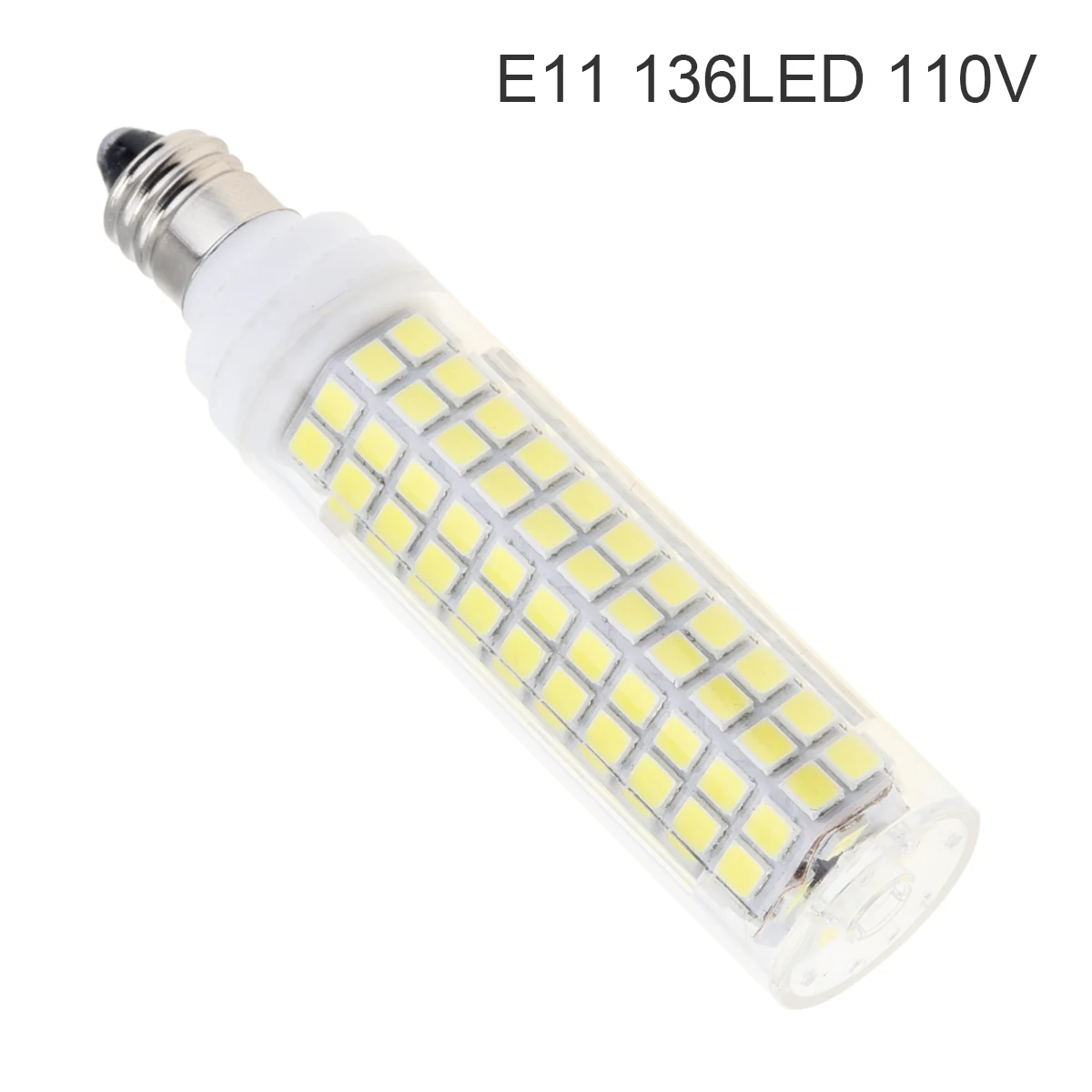 

Dimmable E11 LED Bulb 15W 110V White/Warm White 136 LEDs 2835 SMD Corn Bulb Ceramic Lamp