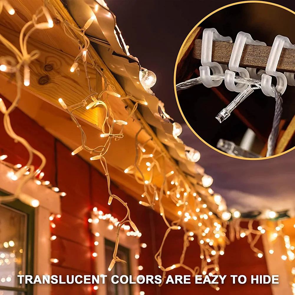 Light Clips Gutter Hang Hooks Halloween Icicle Light LED Light New Year Decorate Plastic 100Pcs 50Pcs Christmas Holder Racks
Light Clips Gutter Hang Hooks Halloween Icicle Light LED Light New Year Decorate Plastic 100Pcs 50Pcs Christmas Holder Racks
