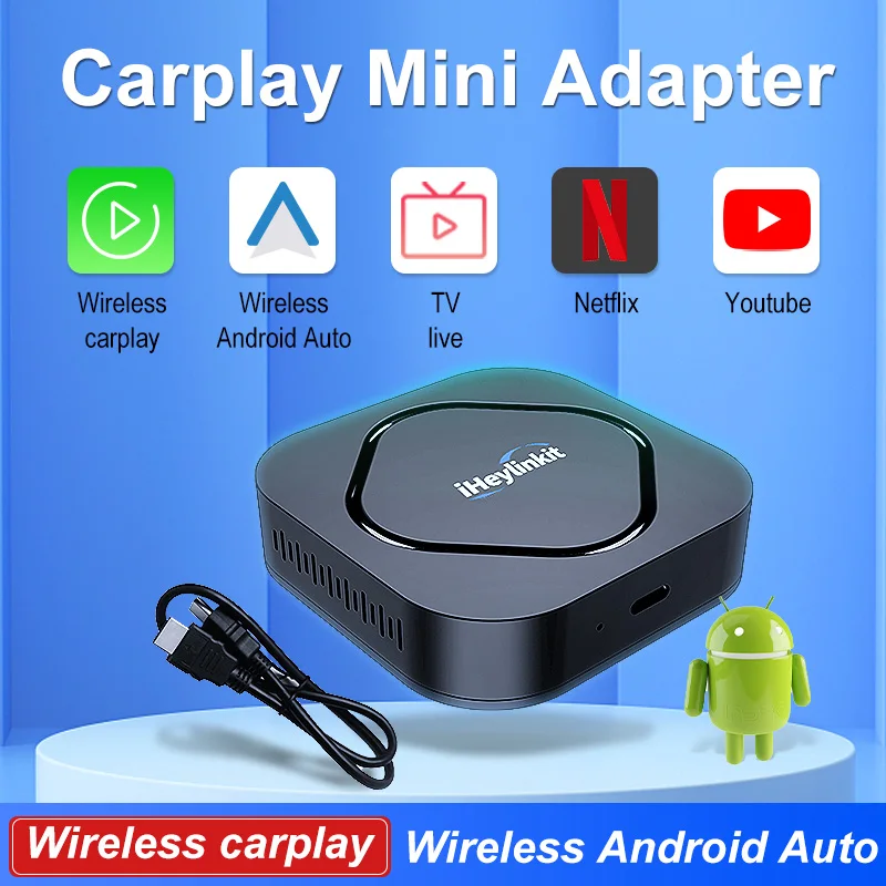 Беспроводной мини адаптер Carplay CarPlay AI Box CPZ1 Android Авто HDMI выход поддержка 4G для YouTube LTE телефон Встроенный GPS
Беспроводной мини адаптер Carplay CarPlay AI Box CPZ1 Android Авто HDMI выход поддержка 4G для YouTube LTE телефон Встроенный GPS