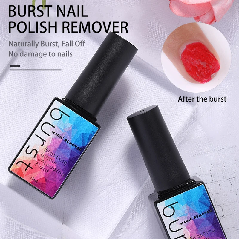 15ml Burst Nail Polish Remover Magic Special Nail Polish Remover Gel Cleaner Remover Semi Permanent Varnish Polish
15ml Burst Nail Polish Remover Magic Special Nail Polish Remover Gel Cleaner Remover Semi Permanent Varnish Polish