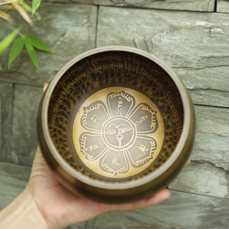 Tibetan Yoga Meditation Singing Bowl Buddha Zen Release Stress Metals Singing Bowl Handmade Sound Klangschale Music Instruments
Tibetan Yoga Meditation Singing Bowl Buddha Zen Release Stress Metals Singing Bowl Handmade Sound Klangschale Music Instruments