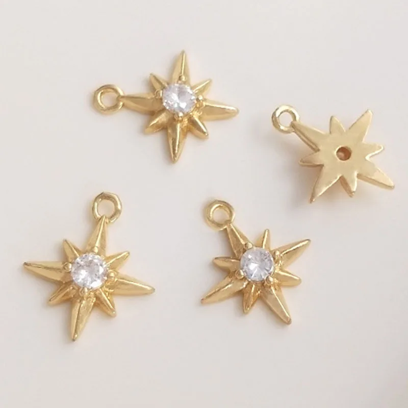 WZNB 3Pcs Star Charms for Jewelry Making Real Gold Plated Hexagram Pendant Diy Earrings Necklaces Craft Accessories Supplies
WZNB 3Pcs Star Charms for Jewelry Making Real Gold Plated Hexagram Pendant Diy Earrings Necklaces Craft Accessories Supplies