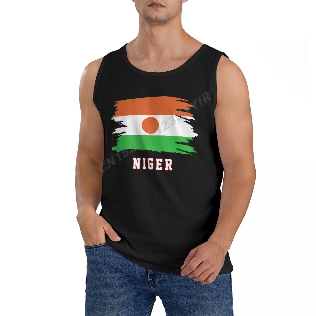 Мужская майка флаг Нигера Cool Nigerien Fans TankTop Мужская 100% хлопок S-3XL o-образный вырез без рукавов крутая Летняя Спортивная повседневная майка
Мужская майка флаг Нигера Cool Nigerien Fans TankTop Мужская 100% хлопок S-3XL o-образный вырез без рукавов крутая Летняя Спортивная повседневная майка