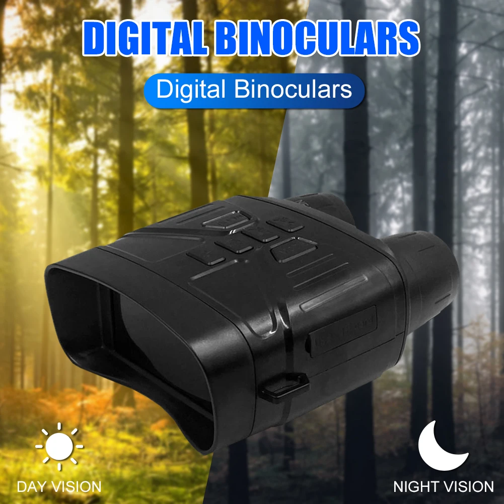 Digital Binoculars with No Light Night Vision Rechargeable Take Photos and Videos 3" LCD for Bird Watching Wildlife Observation
Digital Binoculars with No Light Night Vision Rechargeable Take Photos and Videos 3" LCD for Bird Watching Wildlife Observation