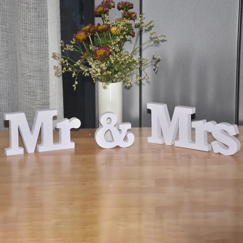 3Pcs/set Letter Mr & Mrs Decor Home Decor Birthday Decorative Letters Wedding Decorations Party Decoration Supplies Wedding Sign
3Pcs/set Letter Mr & Mrs Decor Home Decor Birthday Decorative Letters Wedding Decorations Party Decoration Supplies Wedding Sign