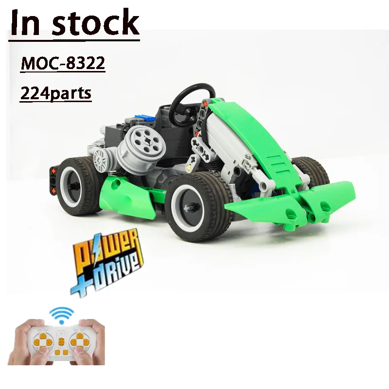 MOC-8322 Mini Kart APP RC 224 Части RC скоростной гоночный автомобиль, строительный блок, модель, строчка, строительные блоки для взрослых, детей, подарок на день рождения
MOC-8322 Mini Kart APP RC 224 Части RC скоростной гоночный автомобиль, строительный блок, модель, строчка, строительные блоки для взрослых, детей, подарок на день рождения