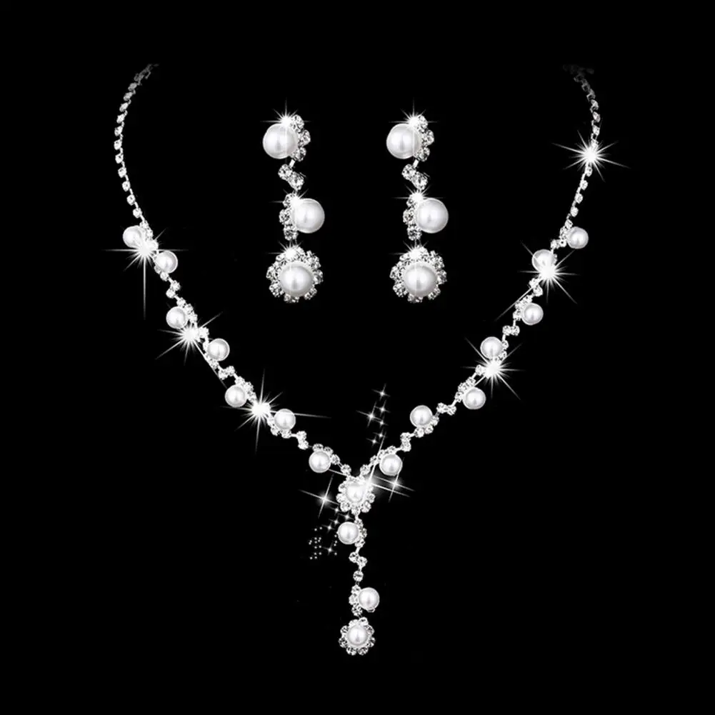 2Pcs/3Pcs Eye-catching Necklace Anti-deform Lightweight Sun Flower Shape Rhinestone Necklace Earrings Bracelet Set for Wedding
2Pcs/3Pcs Eye-catching Necklace Anti-deform Lightweight Sun Flower Shape Rhinestone Necklace Earrings Bracelet Set for Wedding