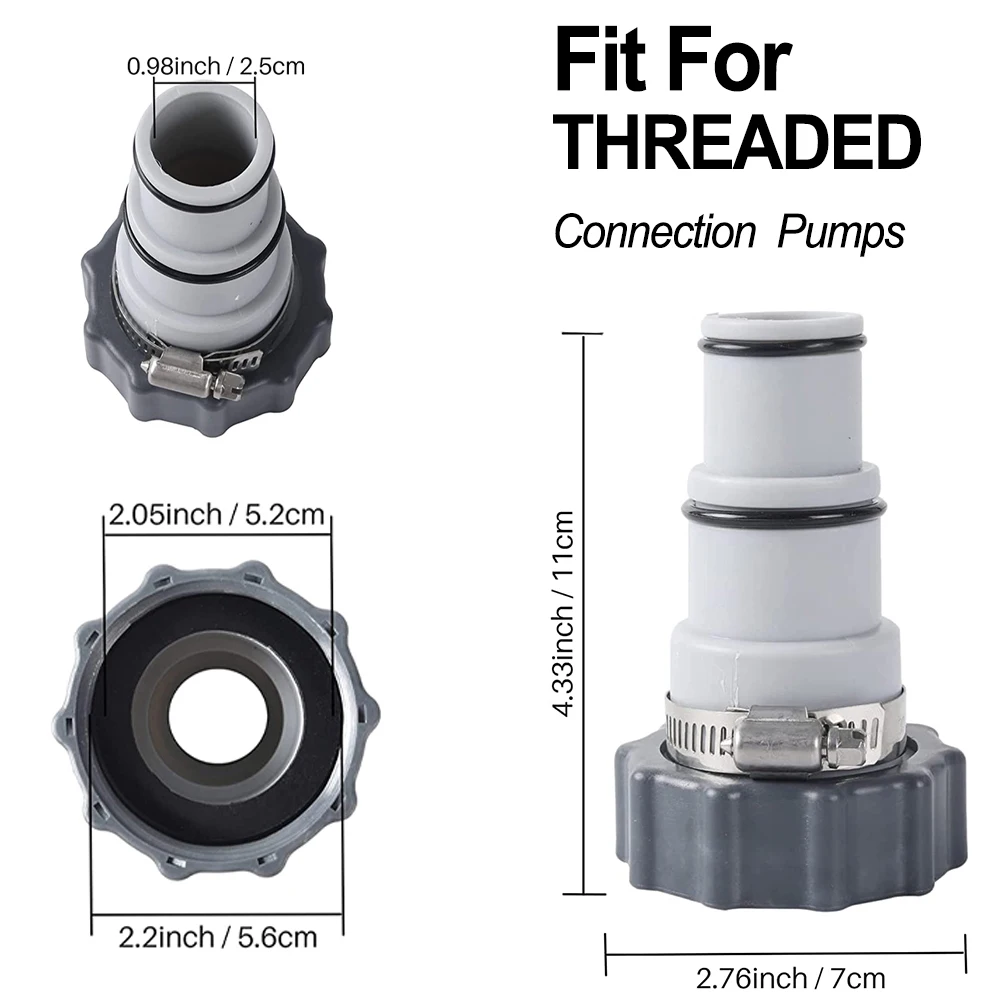 Reliable and Versatile Universal Hose Adapter for Intex Pool Ideal for 4000 2500 2000 and 1500 GPH Filter Pumps
Reliable and Versatile Universal Hose Adapter for Intex Pool Ideal for 4000 2500 2000 and 1500 GPH Filter Pumps