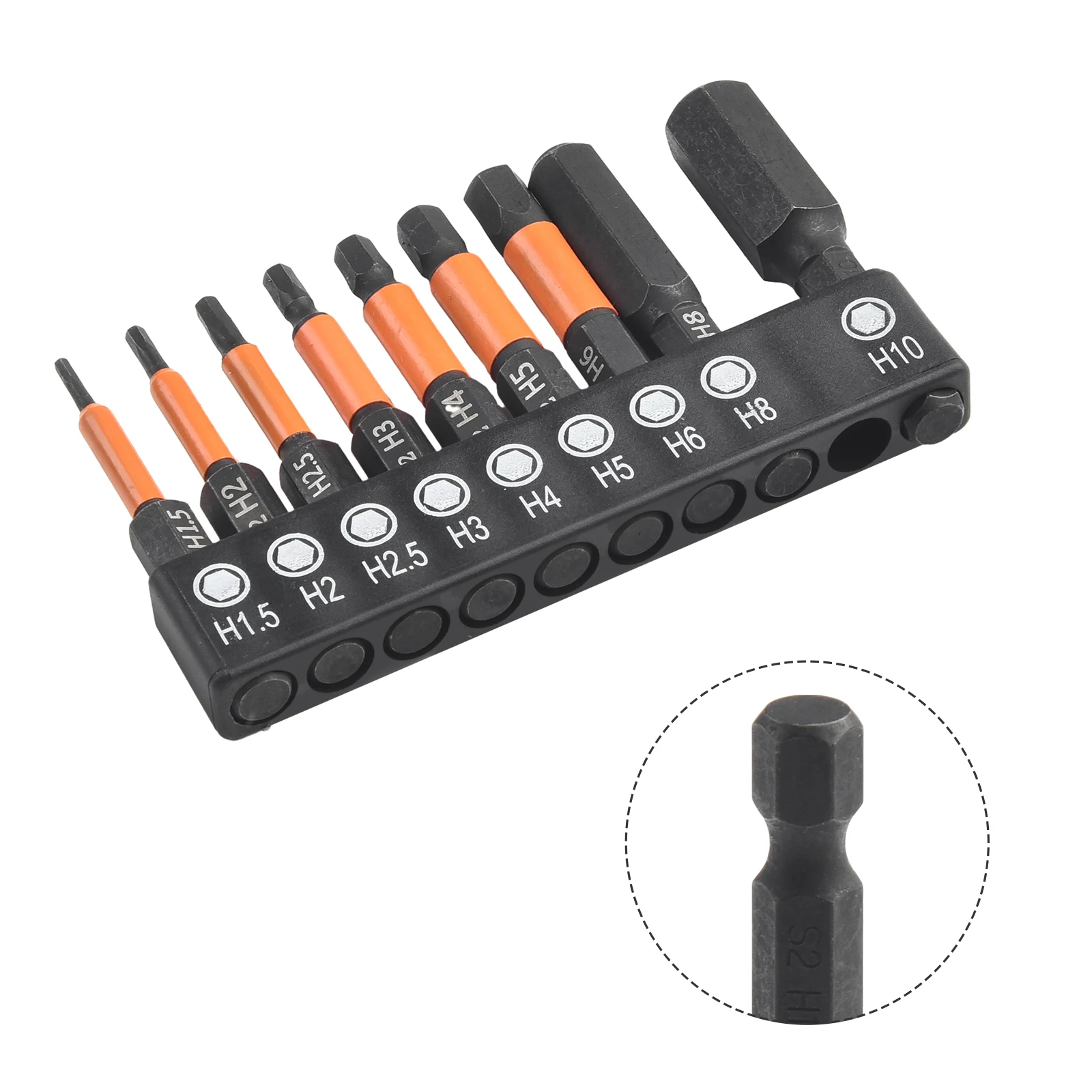 Electric Screwdriver Screwdriver Bits DIY Home Projects 9pcs Set Black H1.5-H10 Hex Screwdriver Bit Hex Shank None
Electric Screwdriver Screwdriver Bits DIY Home Projects 9pcs Set Black H1.5-H10 Hex Screwdriver Bit Hex Shank None