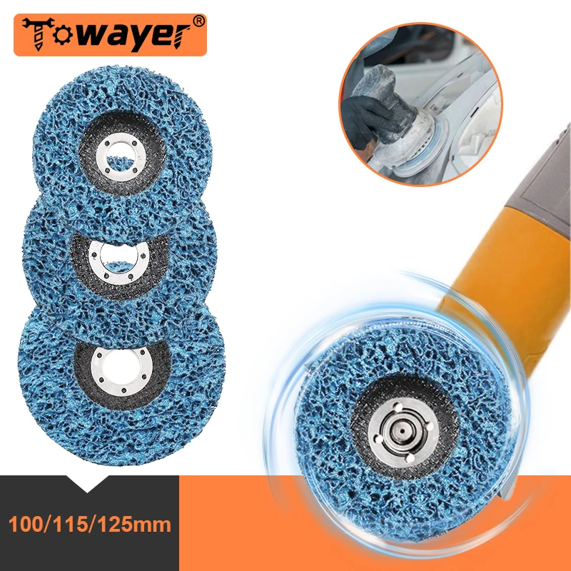 125mm/155mm Grinder Wheel Paint Abrasive Rust Remover Strip Disc Clean Grinding Wheels For Motorcycles Durable Angle Grinder
125mm/155mm Grinder Wheel Paint Abrasive Rust Remover Strip Disc Clean Grinding Wheels For Motorcycles Durable Angle Grinder