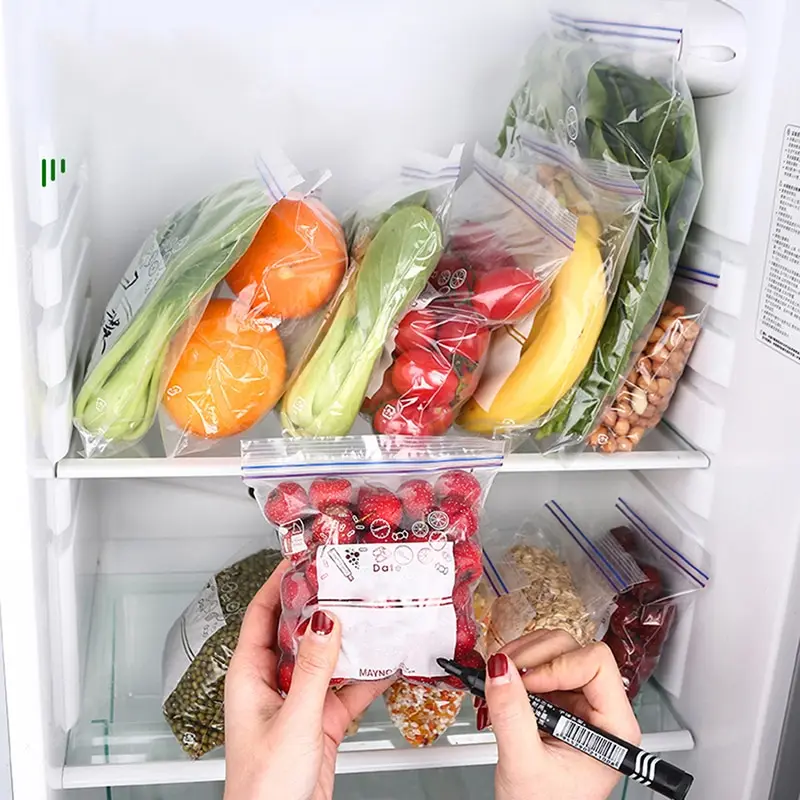 Kitchen Accessories Fruit and vegetable Silicone Bag Reusable Fresh-keeping Sealed Bag Refrigerator Food Storage Ziplock Bag
Kitchen Accessories Fruit and vegetable Silicone Bag Reusable Fresh-keeping Sealed Bag Refrigerator Food Storage Ziplock Bag