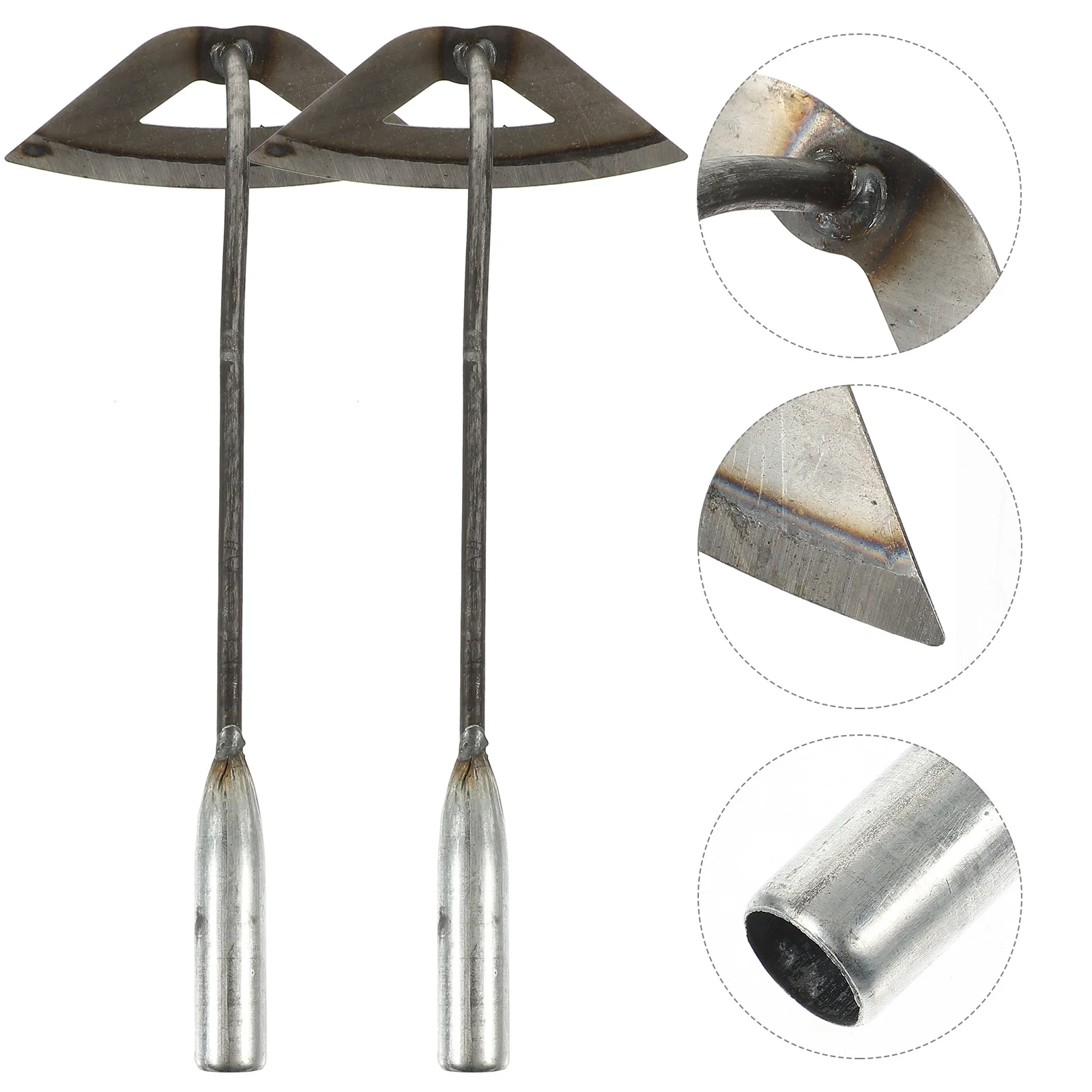 2 Pcs Pastoral Multi-purpose Wrought Iron Hollow Arc Small Hoe Gardening Tool Home Tools Farm Hand Sturdy
2 Pcs Pastoral Multi-purpose Wrought Iron Hollow Arc Small Hoe Gardening Tool Home Tools Farm Hand Sturdy