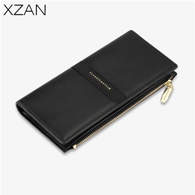Women Thin Matte Color Wallet Made Of Leather High Capacity Long Card Holder With Zipper Coin Pocket Lady Purse Clutch Bag
Women Thin Matte Color Wallet Made Of Leather High Capacity Long Card Holder With Zipper Coin Pocket Lady Purse Clutch Bag