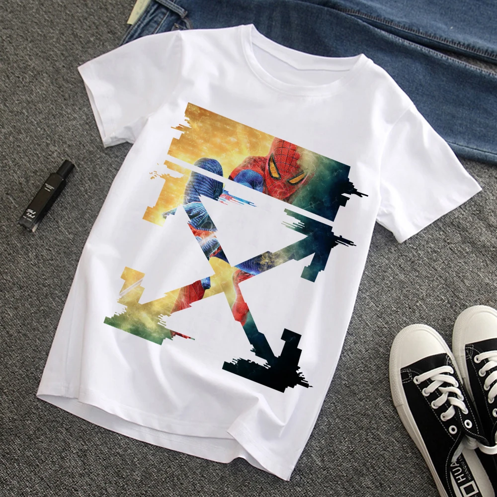 T-Shirt Marvel Man's T Shirts Cartoons Anime Harajuku Kawaii Casual Clothes OW T Shirts Vintage Femme Male Couples Top Tee Shirt 
T-Shirt Marvel Man's T Shirts Cartoons Anime Harajuku Kawaii Casual Clothes OW T Shirts Vintage Femme Male Couples Top Tee Shirt