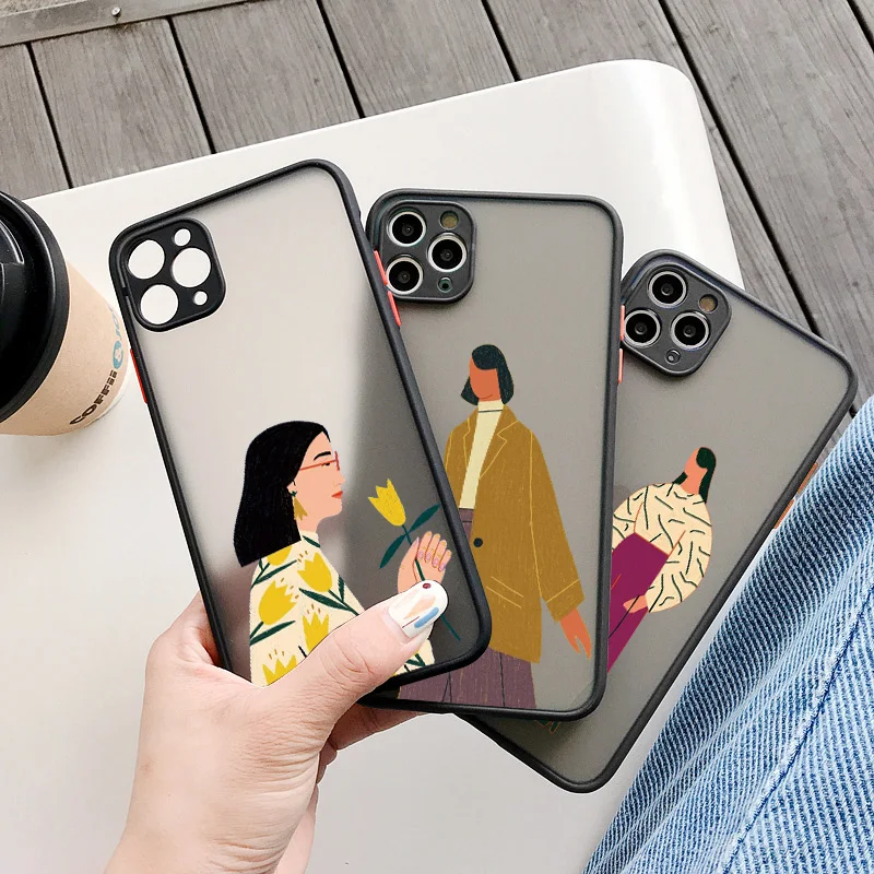 Fashion Cool Girl Phone Case For iPhone X XR XS MAX 7 8 Plus SE2020 for iphone 12 13 11 Pro Max Back Shockproof Protective Cover
Fashion Cool Girl Phone Case For iPhone X XR XS MAX 7 8 Plus SE2020 for iphone 12 13 11 Pro Max Back Shockproof Protective Cover