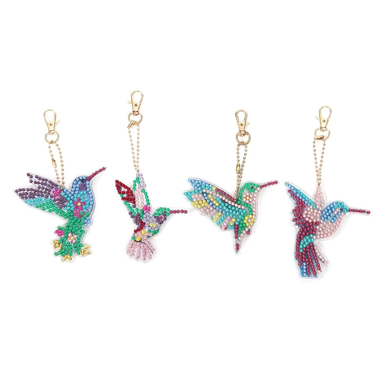 4 Pcs Diamond Art Keyring Kits Bird Diamond Art Painting Keychain DIY Crafts Key Chain For Kids And Adults
4 Pcs Diamond Art Keyring Kits Bird Diamond Art Painting Keychain DIY Crafts Key Chain For Kids And Adults