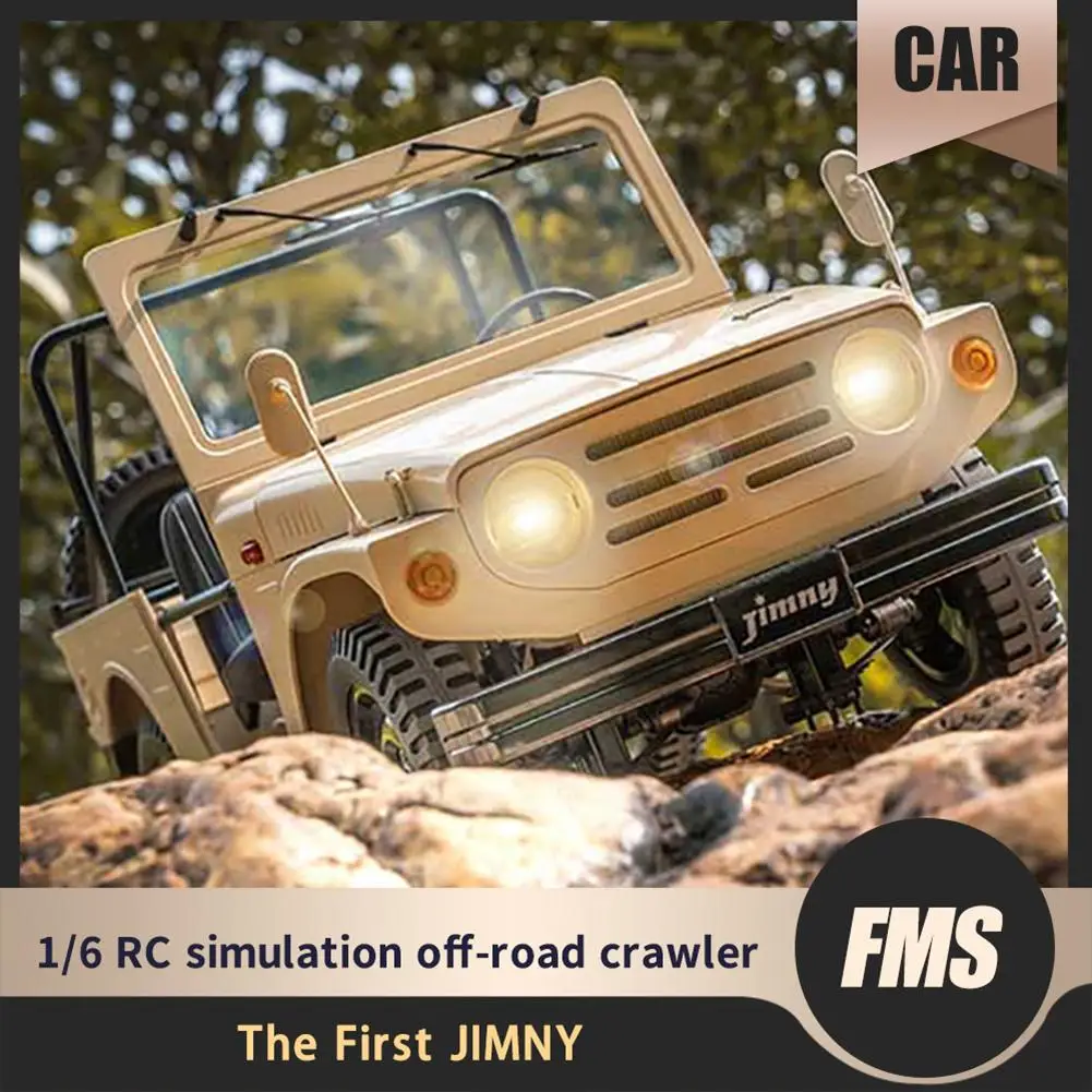 

Fms 1:6 Model 2.4g Rc Remote Control Cars Professional Adult Toy Electric 4wd Off-road Crawler Rock Buggy For Jimny Kids Gift