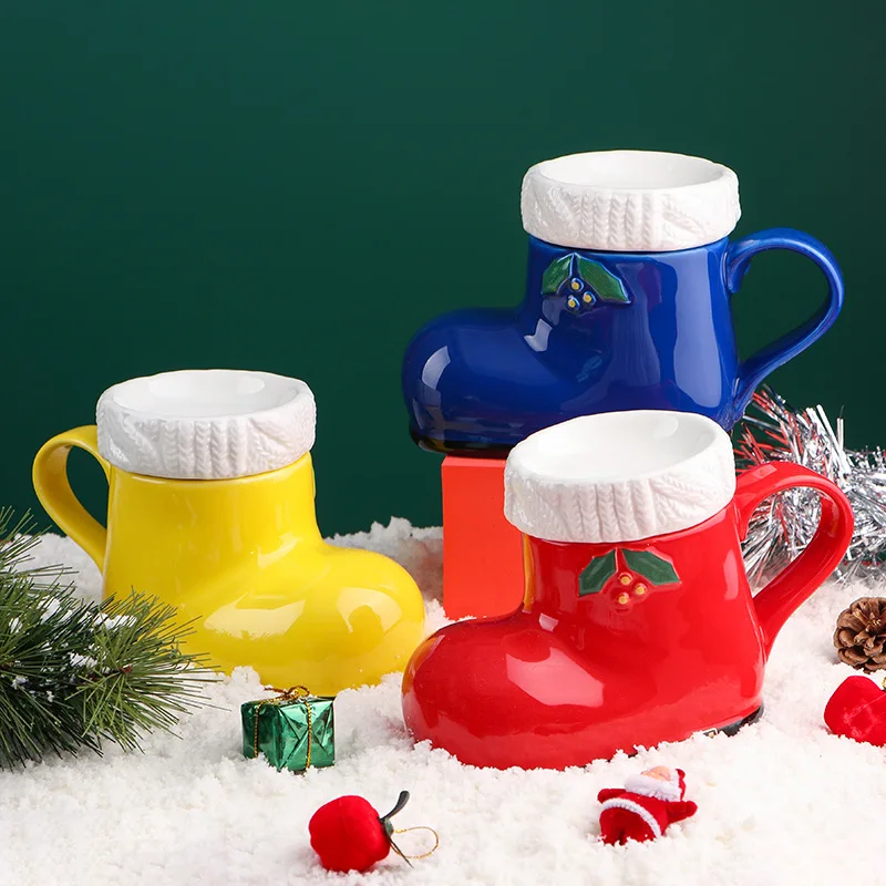 Creative Boots Shaped Cup Christmas Gift Ceramic Cup Cartoon Mug 3D Coffee Cup Porcelain Cup Mugs Coffee Cups
Creative Boots Shaped Cup Christmas Gift Ceramic Cup Cartoon Mug 3D Coffee Cup Porcelain Cup Mugs Coffee Cups