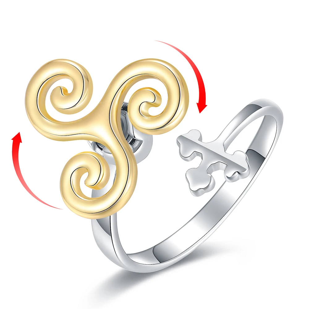 Copper Celtic Knot Rotatable Rings Adjustable Finger Ring For Women Promise Wedding Anniversary Worry Stress Relief Jewelry Gift
Copper Celtic Knot Rotatable Rings Adjustable Finger Ring For Women Promise Wedding Anniversary Worry Stress Relief Jewelry Gift