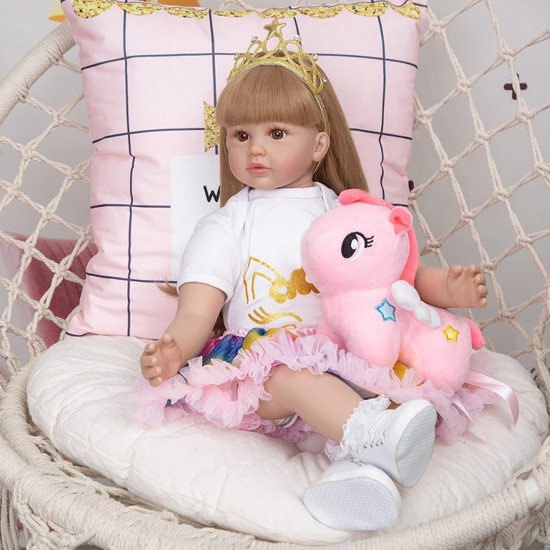 60CM Reborn Baby Doll Newborn Girl Baby Lifelike Real Soft Touch with Hand-Rooted Hair High Quality Handmade Art Doll
60CM Reborn Baby Doll Newborn Girl Baby Lifelike Real Soft Touch with Hand-Rooted Hair High Quality Handmade Art Doll