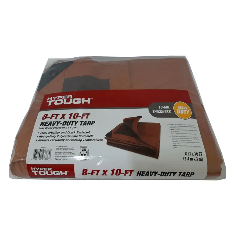 Tough Weather Resistant Heavy Duty 8' x 10' Polyethylene Tarp Tent Accessories For Camping Hiking Fishing Travel Easy Set Up Qui
Tough Weather Resistant Heavy Duty 8' x 10' Polyethylene Tarp Tent Accessories For Camping Hiking Fishing Travel Easy Set Up Qui