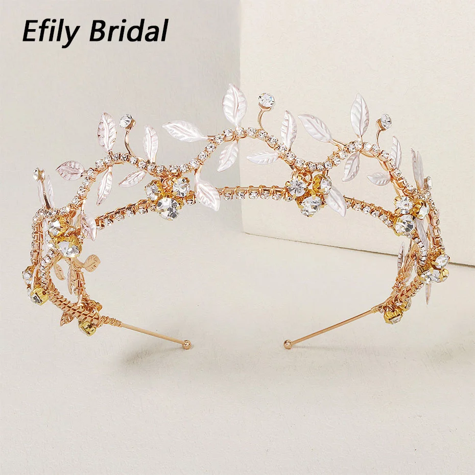 Efily Leaf Rhinestone Headband Tiaras and Crowns for Women Bridal Wedding Hair Accessories Bride Headpiece Party Bridesmaid Gift
Efily Leaf Rhinestone Headband Tiaras and Crowns for Women Bridal Wedding Hair Accessories Bride Headpiece Party Bridesmaid Gift